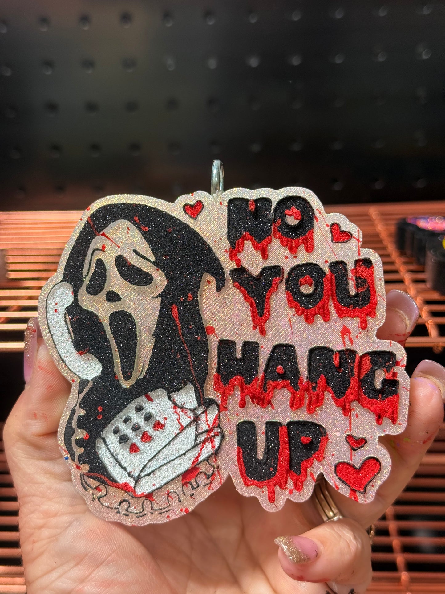 “No You Hang Up” GhostFace Freshie