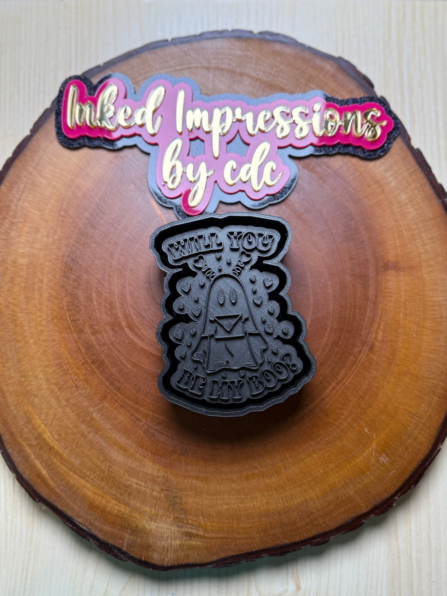 "Will You Be My Boo?" Ghosty V-Day Mold