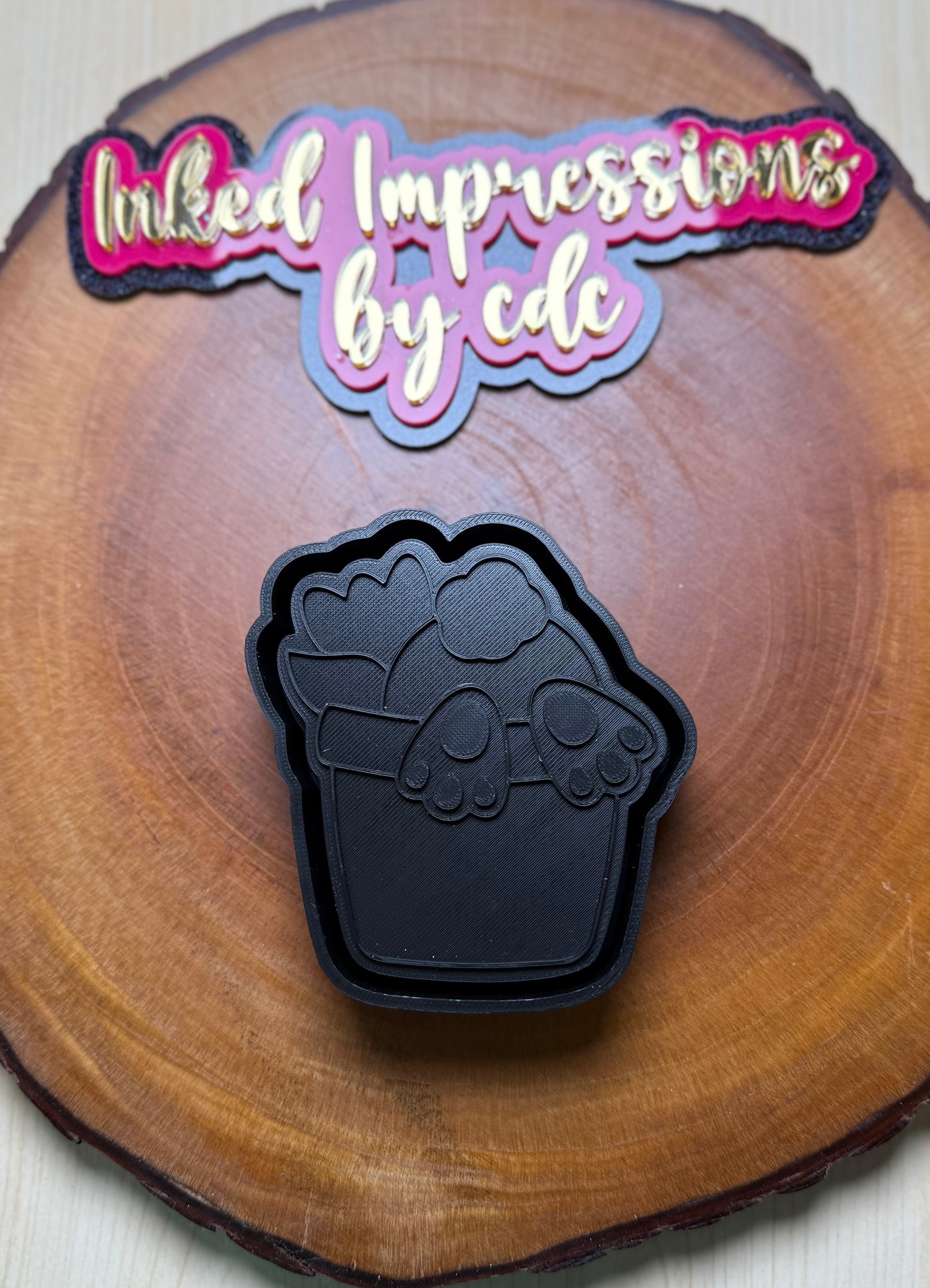 Easter Bunny in a Flower Pot Mold