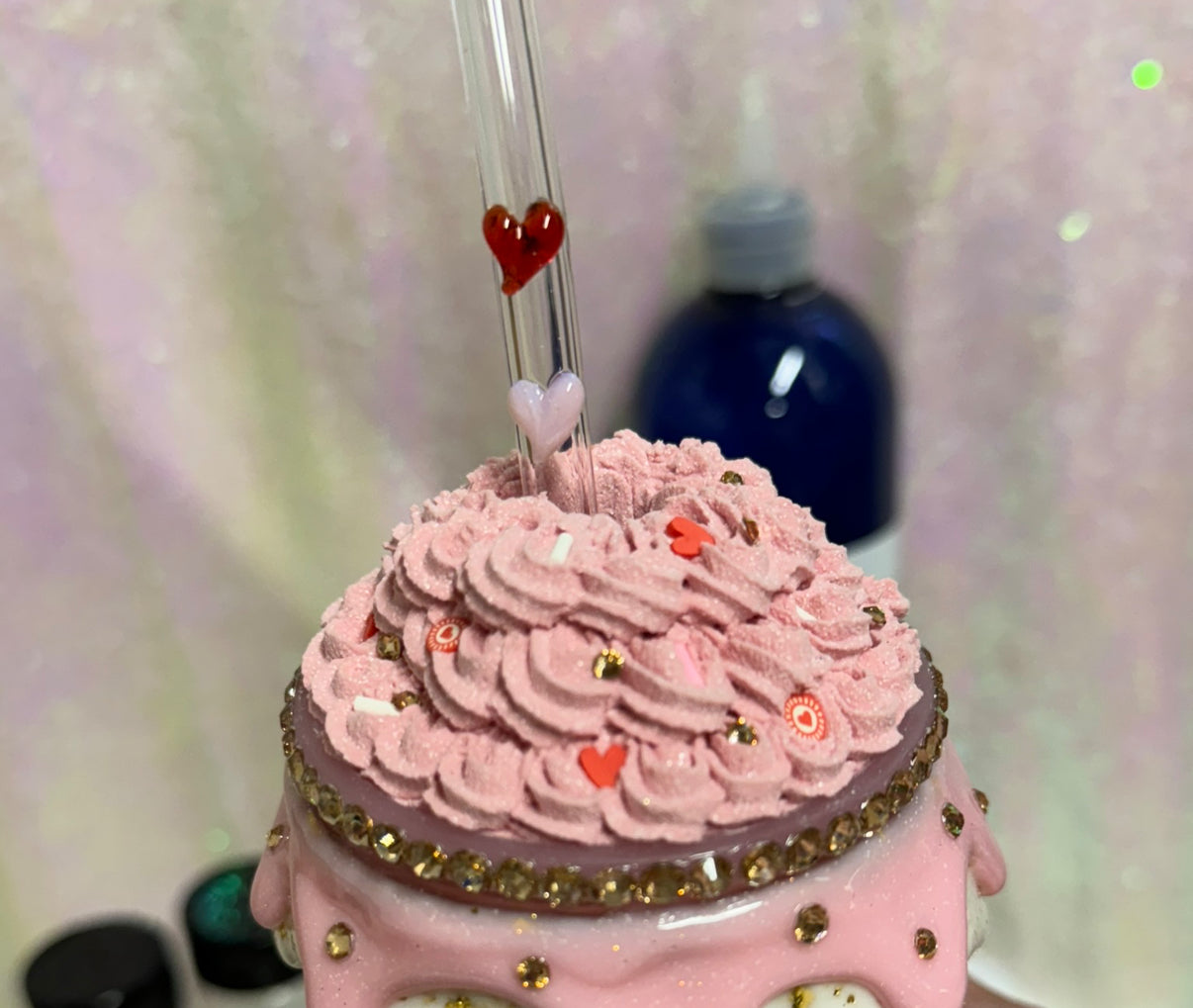 Custom Decorated Topper for Tumbler