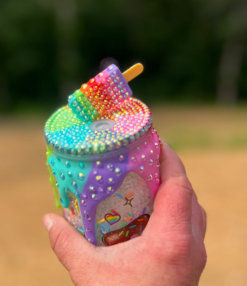 Custom Decorated Topper for Tumbler