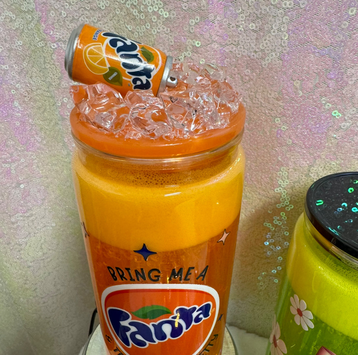 Custom Decorated Topper for Tumbler