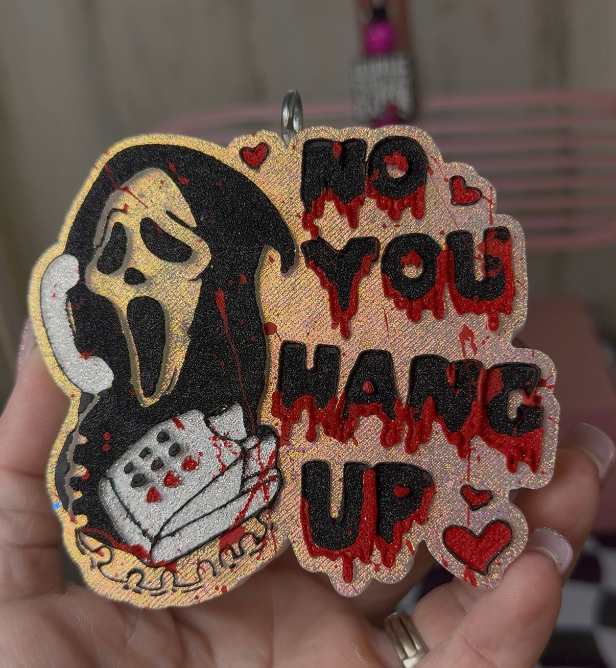 “No You Hang Up” GhostFace Freshie