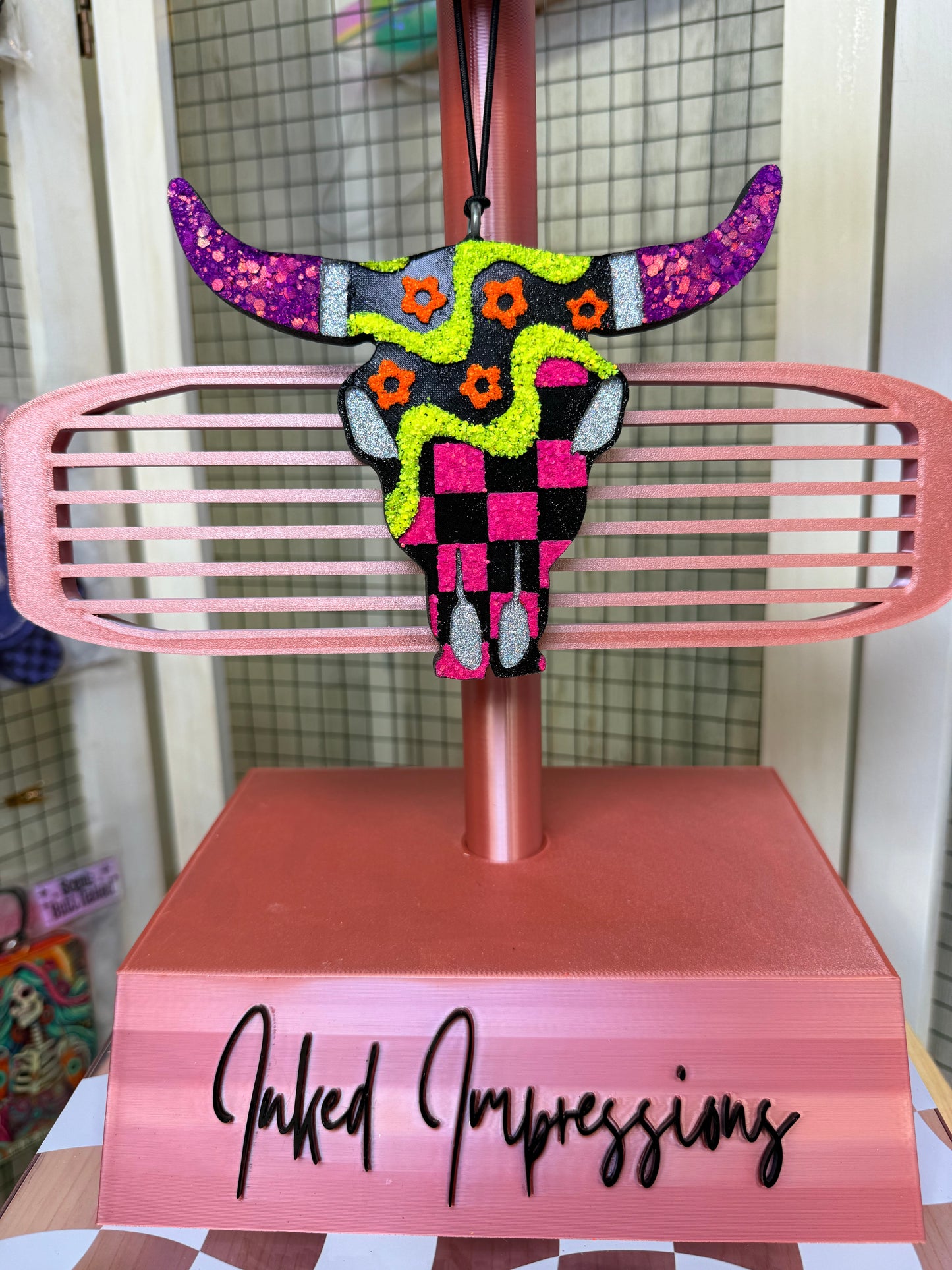 Y2K Bull Skull Freshie~Large