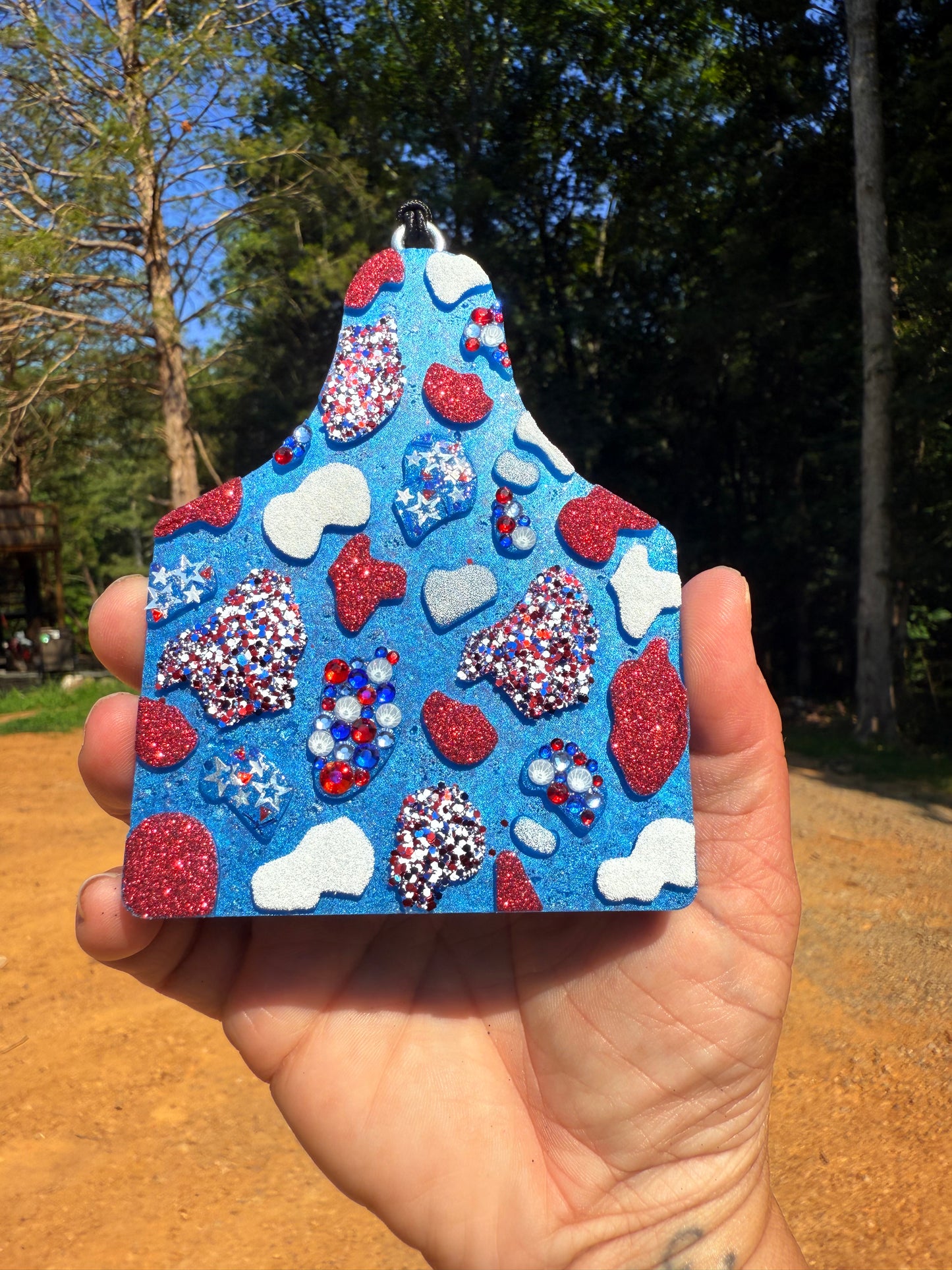 Cow Tag Freshie ~ MTO