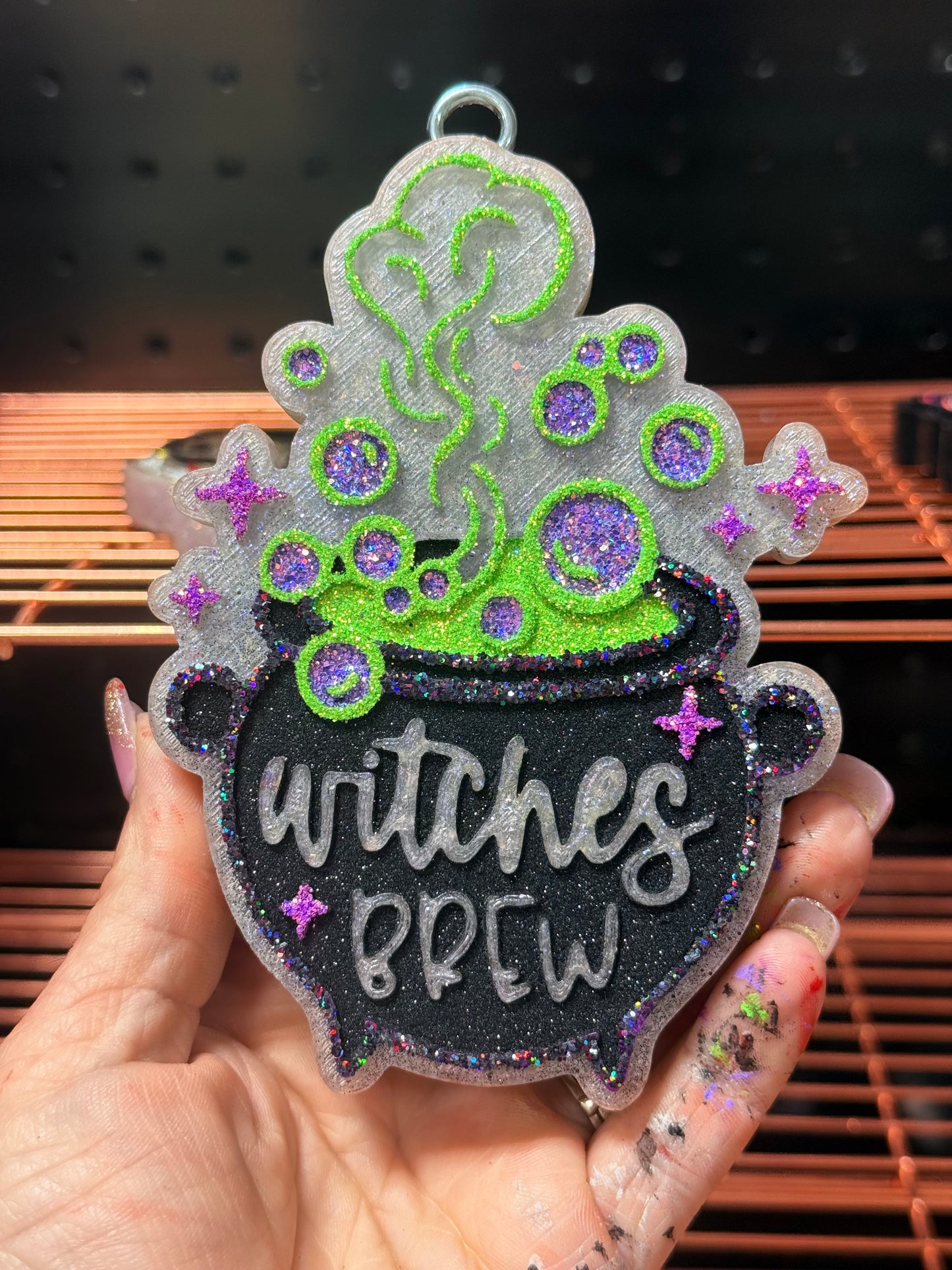 “Witches Brew” Bubbly Cauldron Freshie