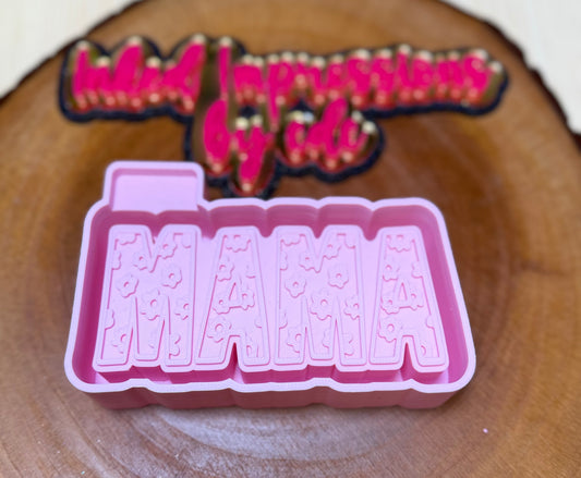 "Mama" floral mold