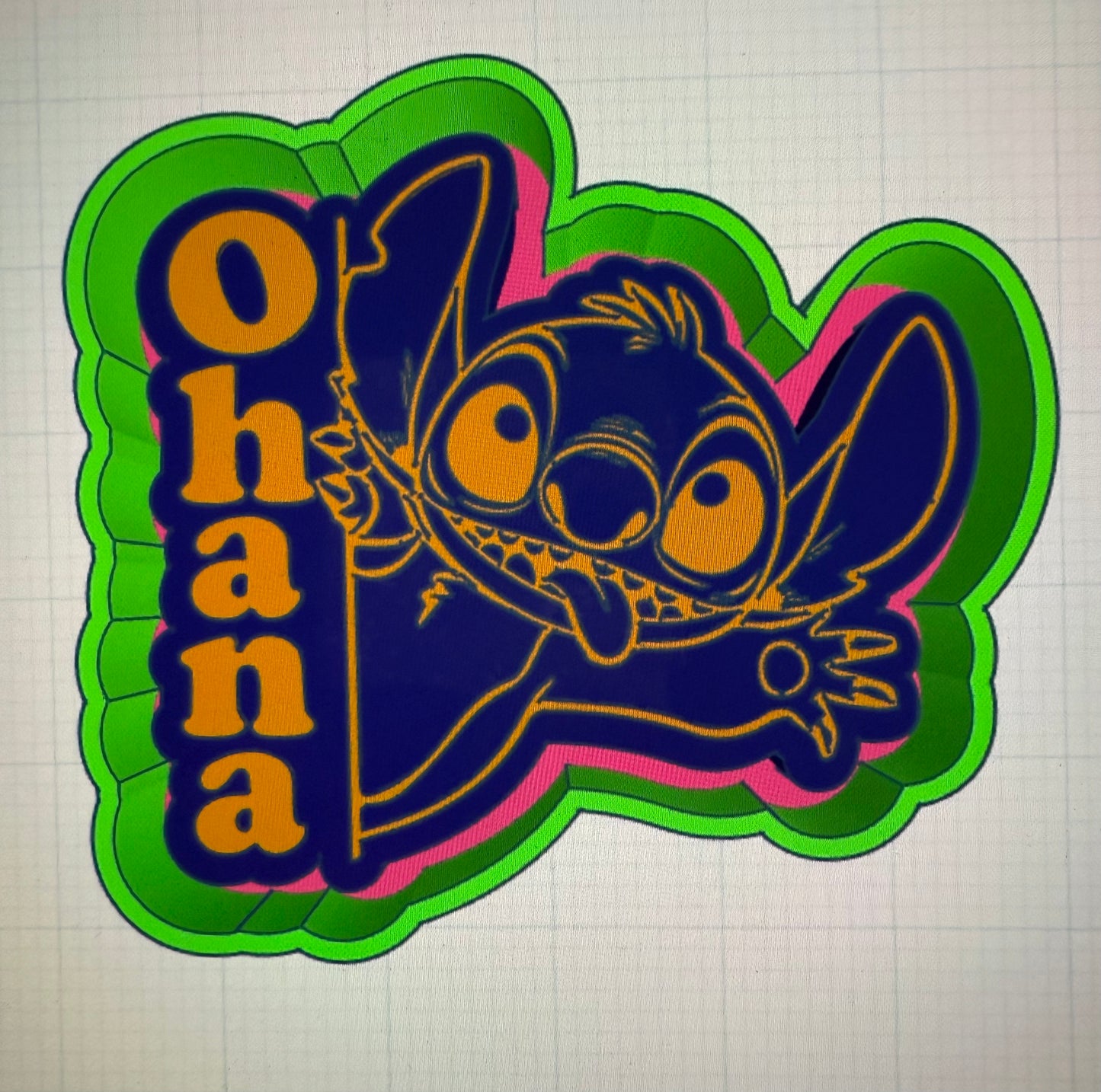 “Ohana” Blue Guy Mold
