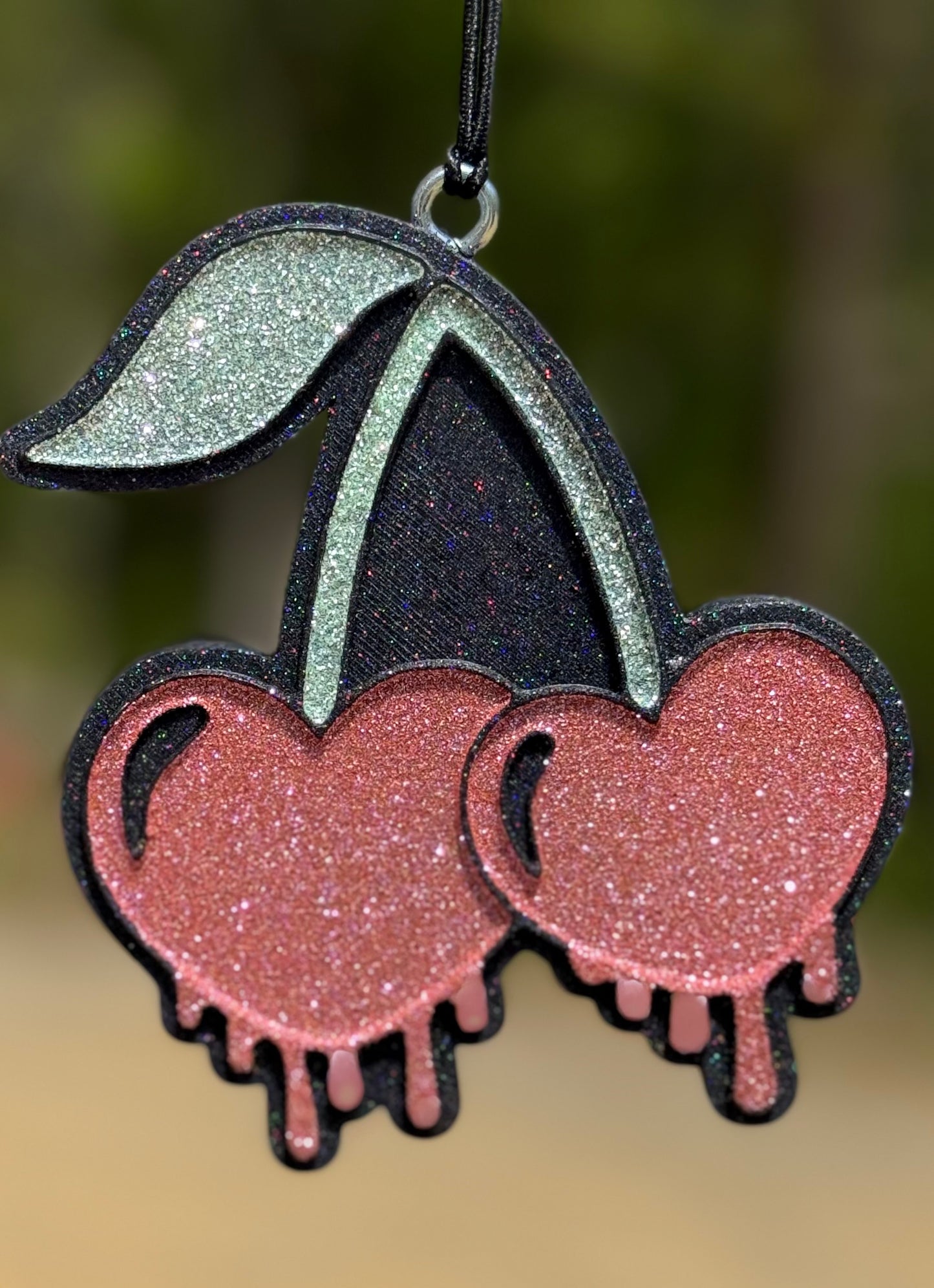 Dripping Heart Cherries Freshie~MTO