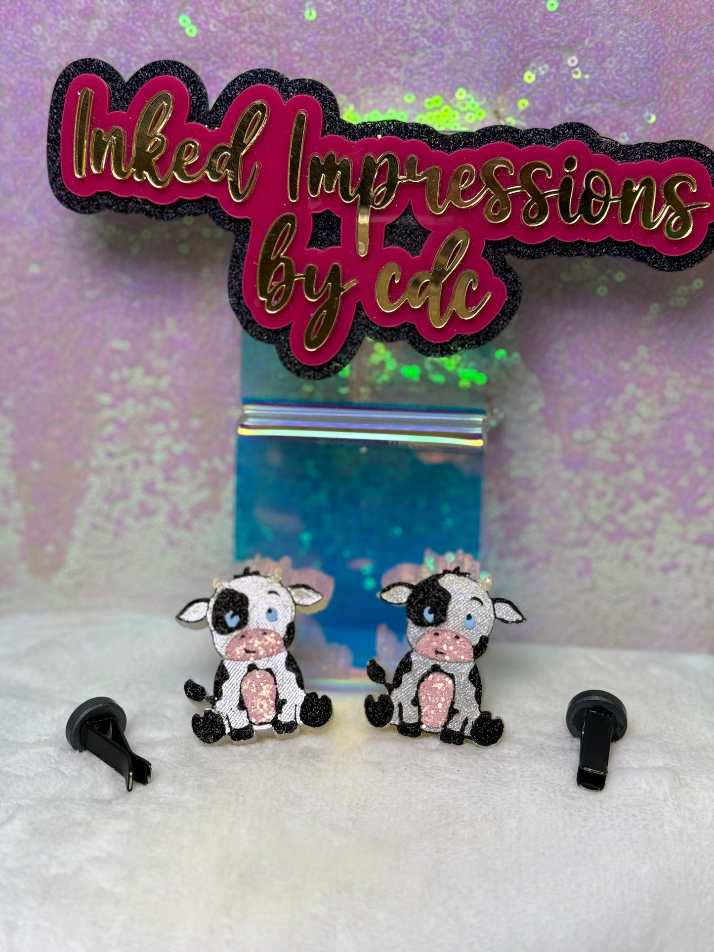 Mini Cows~Set of Vent Clip Freshies~MTO