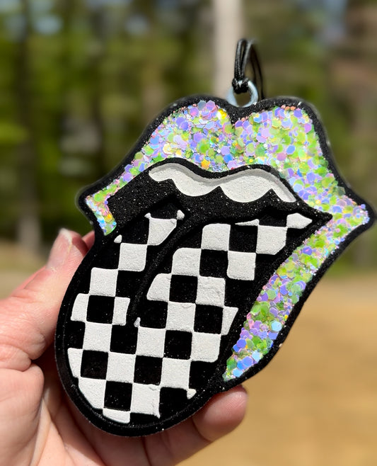 Checkered Tongue and Lips Freshie ~MTO