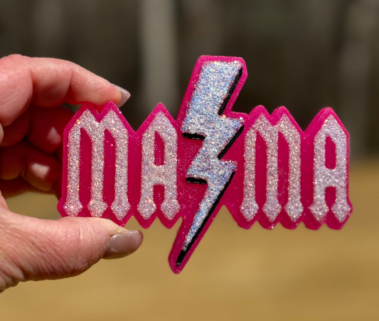 "MAMA" with Lightning Bolt~MTO